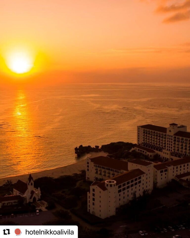 12/10　アリビラの夕焼け🏖