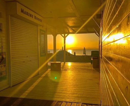 10/7　晴れた日の夕暮れは