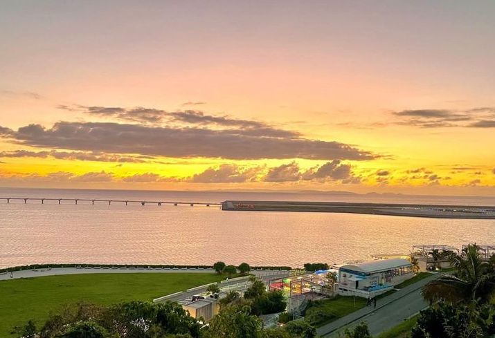 9/30　瀬長島ホテルからのサンセット🌞