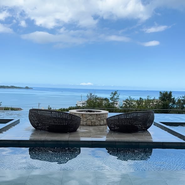 2/9　ここは恩納村の海岸線に位置するリゾート、　@okinawa.hiyorioceanresort